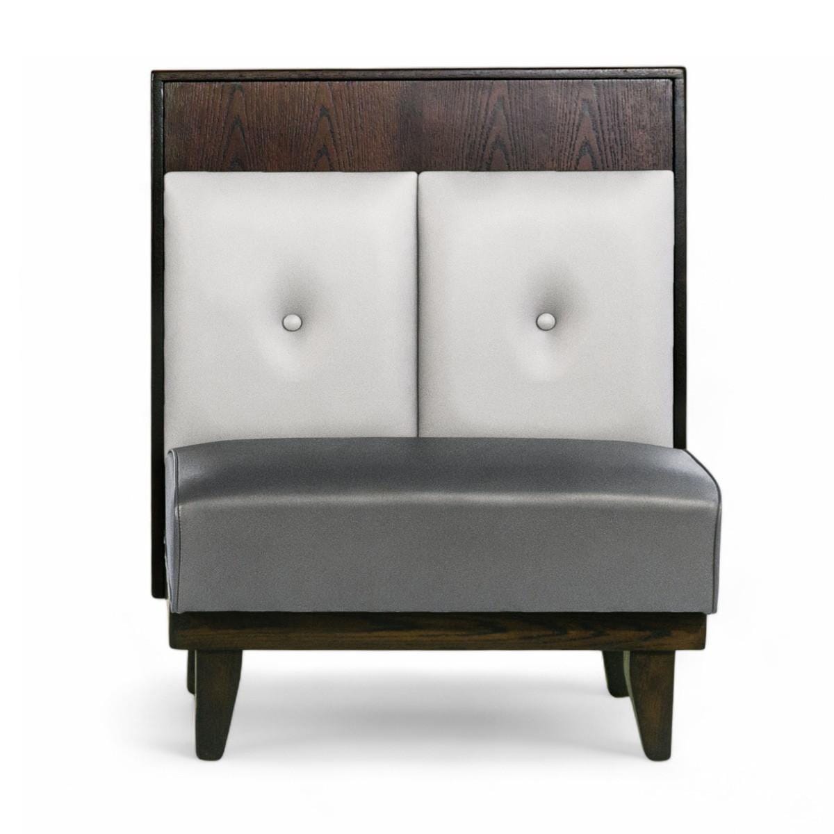 Hanging Vinyl Wood Restaurant Booth &ndash; Custom Options