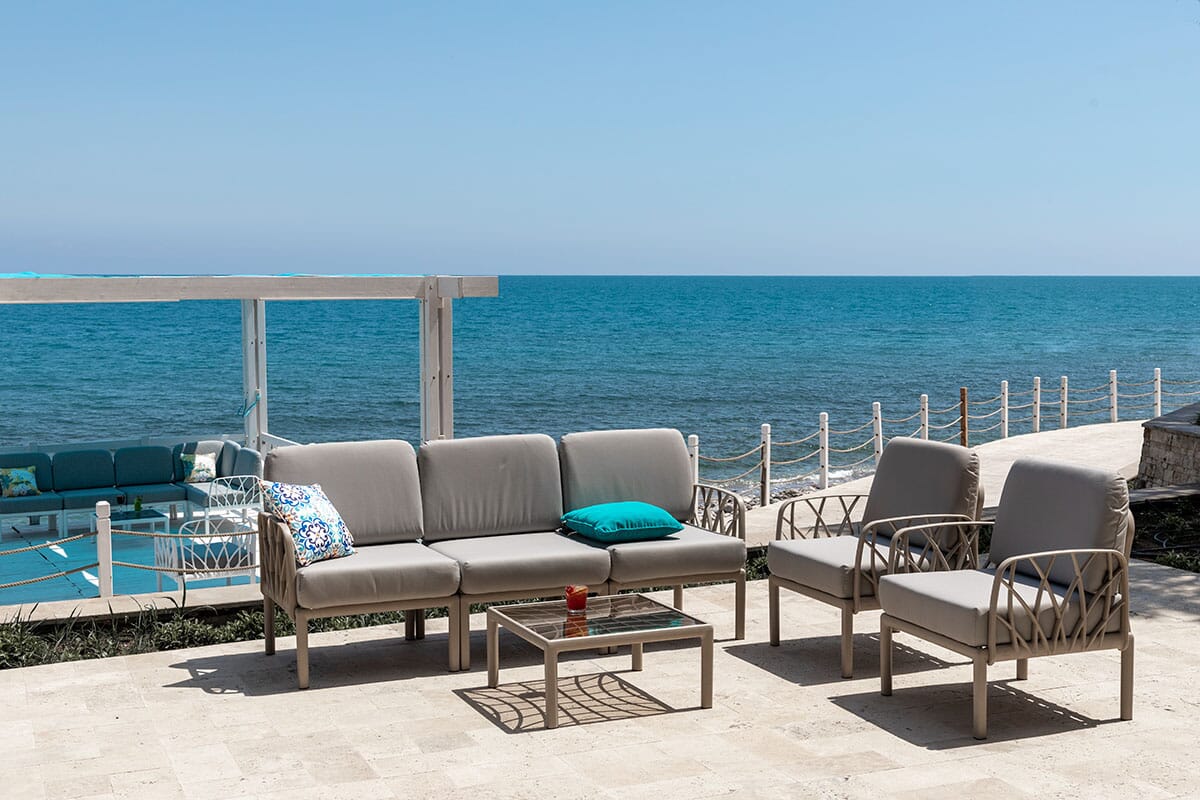 Venice Modular Patio Lounge Chair with Right Armrest