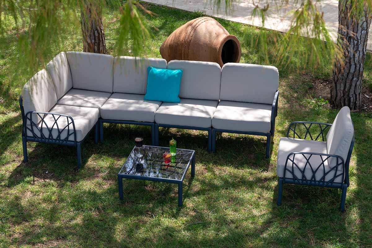 Venice Modular Lounge Corner Chair for Indoor & Outdoor Use