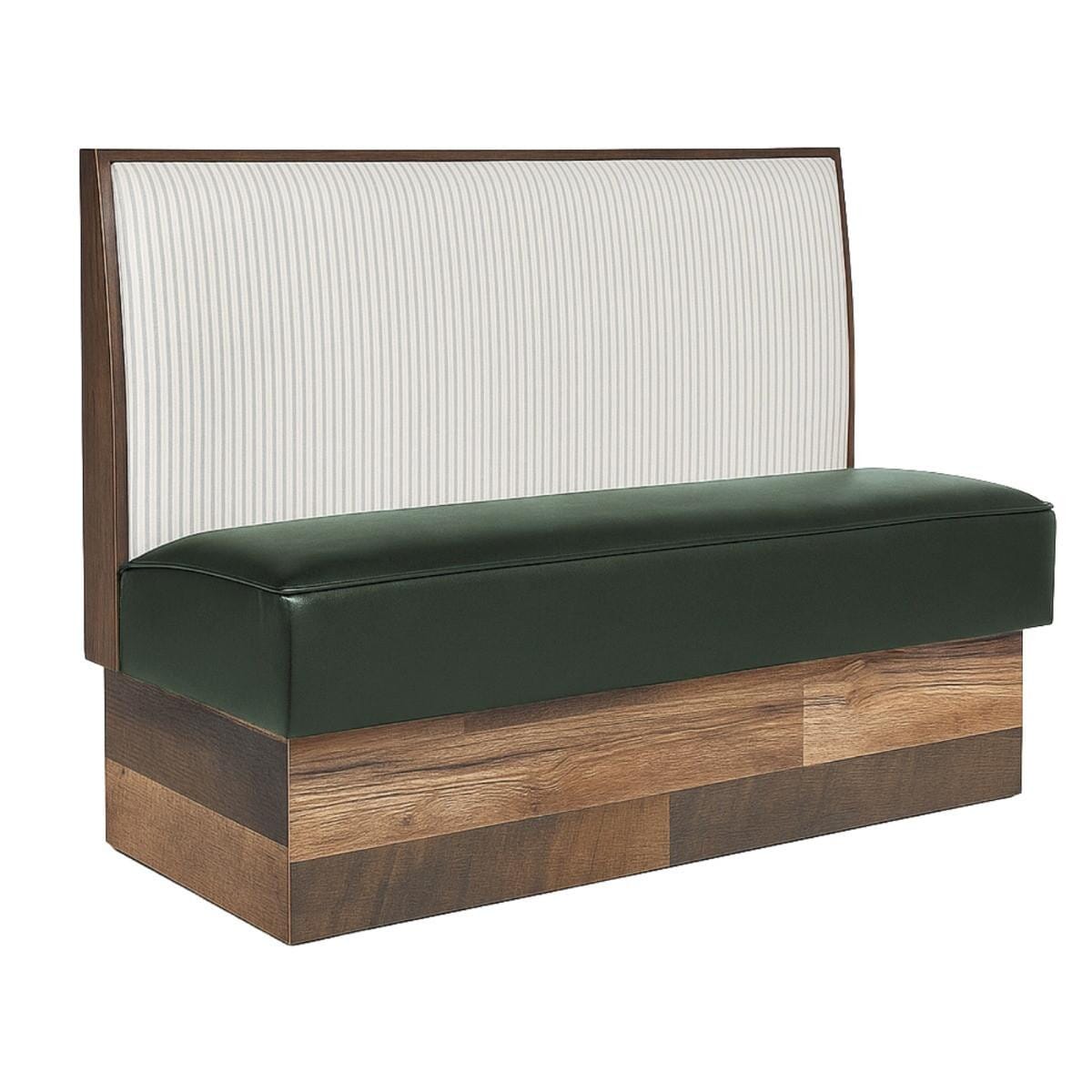 Reclaimed Wood Look Restaurant Booth &ndash; Custom Options