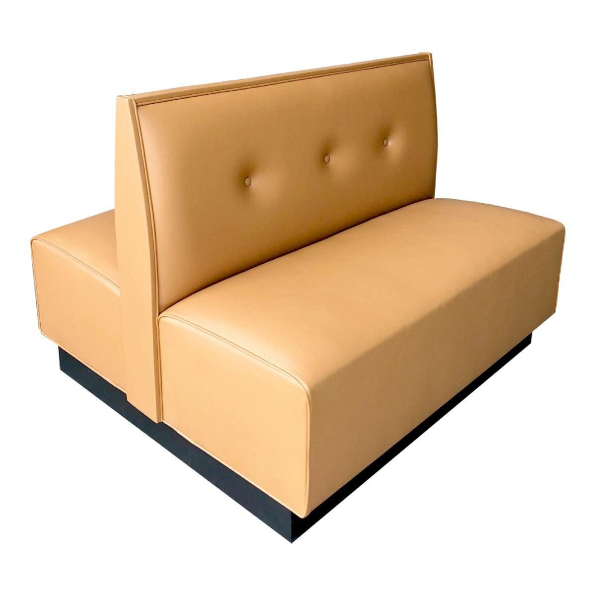 Three Button Tufted Restaurant Booth with Custom Options
