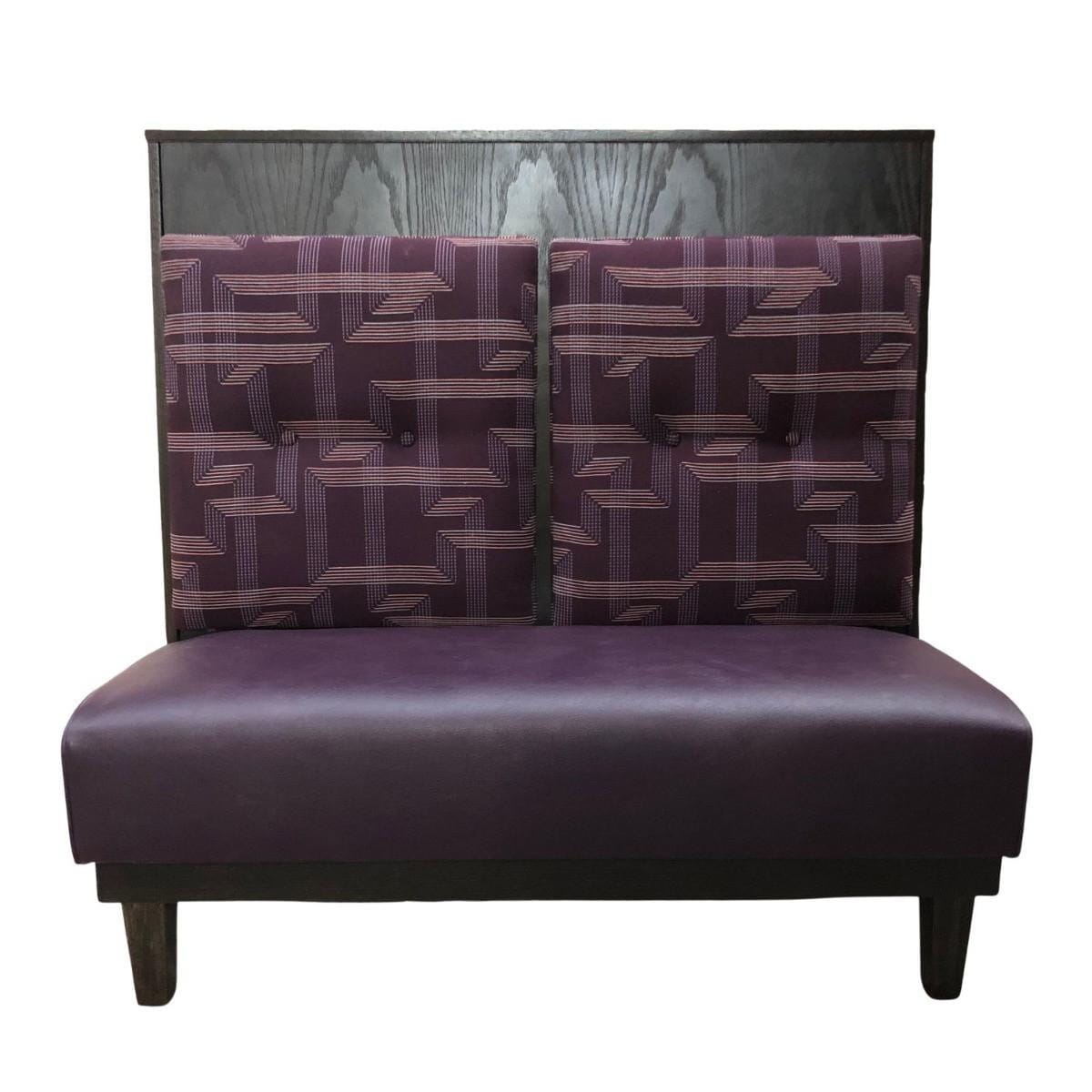 Hanging Vinyl Wood Restaurant Booth &ndash; Custom Options