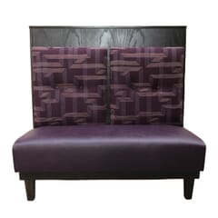 Hanging Vinyl Wood Restaurant Booth – Custom Options