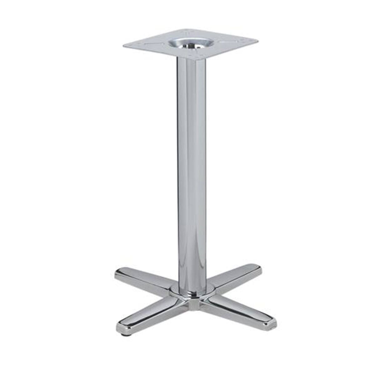 Chrome Bar Height Restaurant Table Base (30