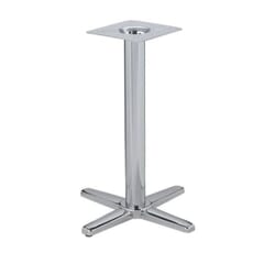 Chrome Bar Height Restaurant Table Base (30