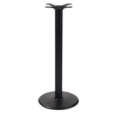 Black Cast Iron Restaurant Table Base (Standard & Bar Height, 30